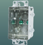 Steel Gangable Box With Flush Ears  (1/2" KO)