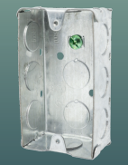 Steel Rectangle Shallow Utility Box (1 1/2")