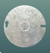 Steel 4" Round Cover (1/2 KO")