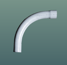 PVC Elbow (2") - 90 with one bell end