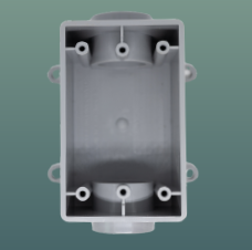 1-GANG FSC Box (1" + 1" Knockout)