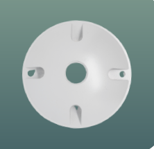 4" Round Lamp Holder Cover (1-1/2")